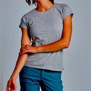 Onno Organic Cotton Tee XS grey NWT